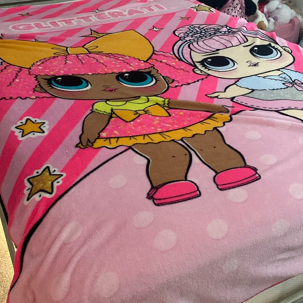 Large LOL girls blanket